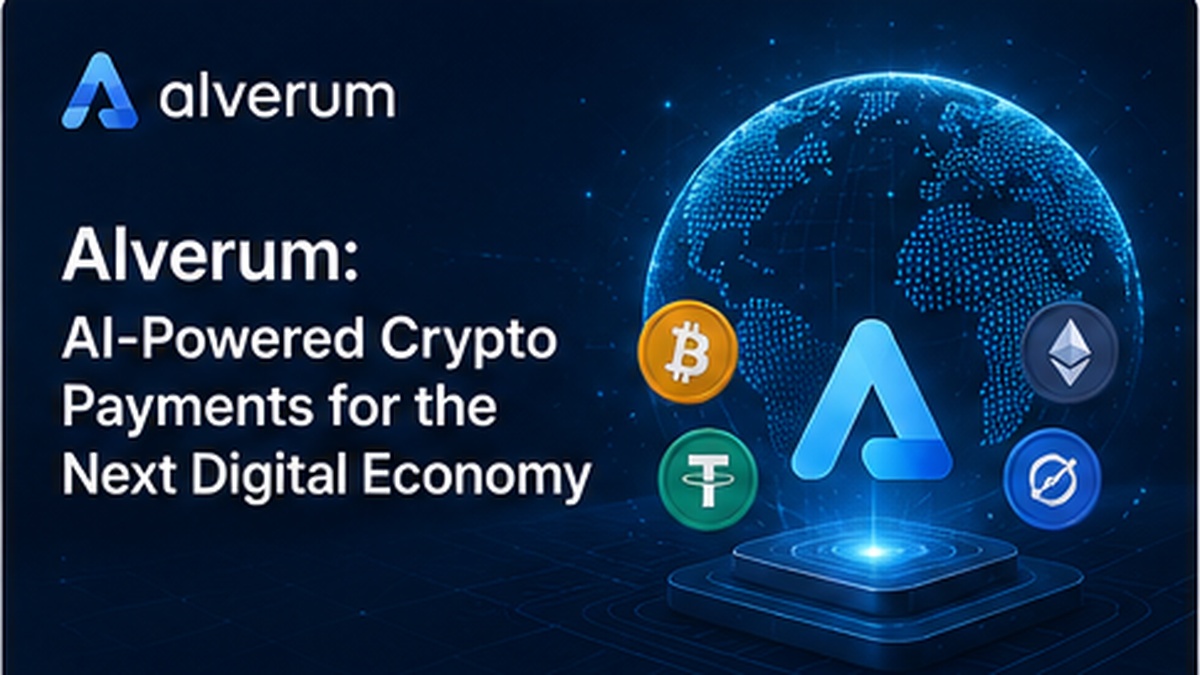 Alverom AI-powered crypto payment platform with digital wallet and blockchain network